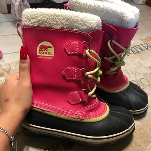 Sorel girls snow winter boots